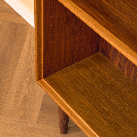 Swedish bookshelf in walnut by Bertil Fridhagen for Bodafors