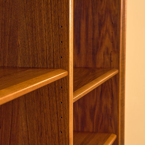Swedish bookshelf in walnut by Bertil Fridhagen for Bodafors