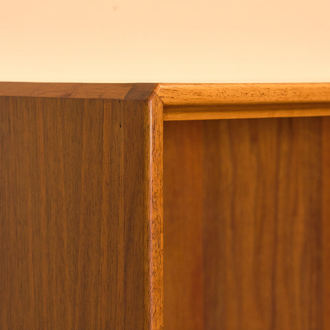 Swedish bookshelf in walnut by Bertil Fridhagen for Bodafors