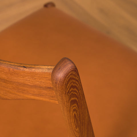 Danish set of 6 dining chairs in rosewood by Arne Wahl Iversen for Glyngøre Stolefabrik