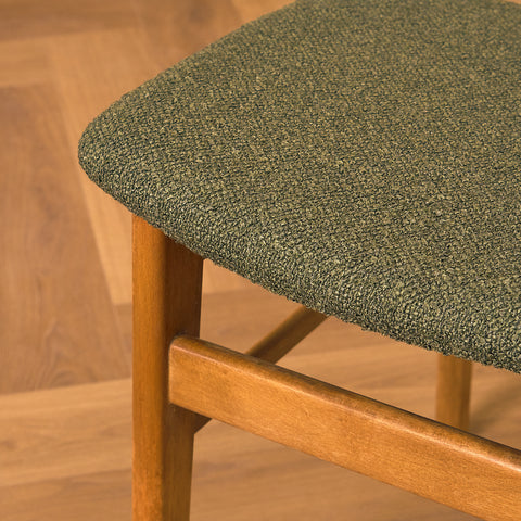 Danish dining chairs in teak and beech by Farstrup