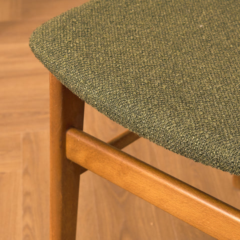 Danish dining chairs in teak and beech by Farstrup
