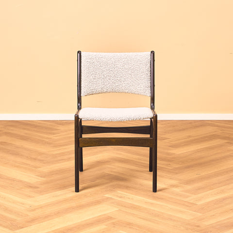 Danish dining chairs in smoked oak by Erik Buch for Anderstrup Møbelfabrik, model 89