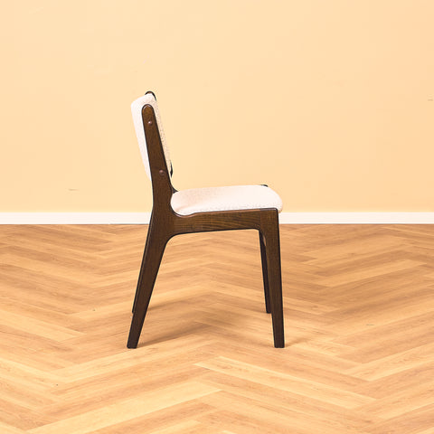Danish dining chairs in smoked oak by Erik Buch for Anderstrup Møbelfabrik, model 89