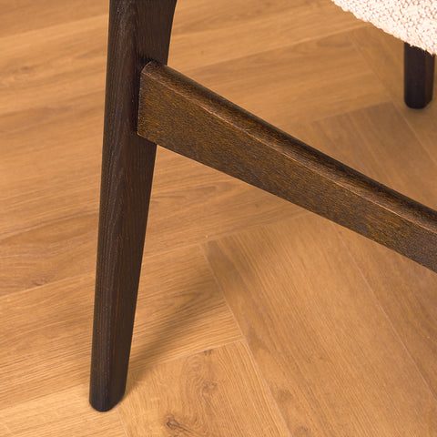 Danish dining chairs in smoked oak by Erik Buch for Anderstrup Møbelfabrik, model 89