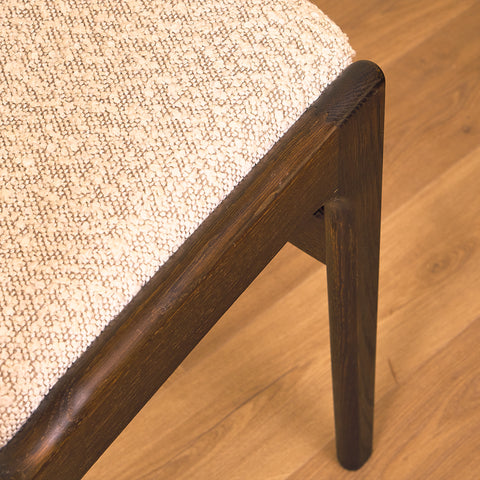 Danish dining chairs in smoked oak by Erik Buch for Anderstrup Møbelfabrik, model 89