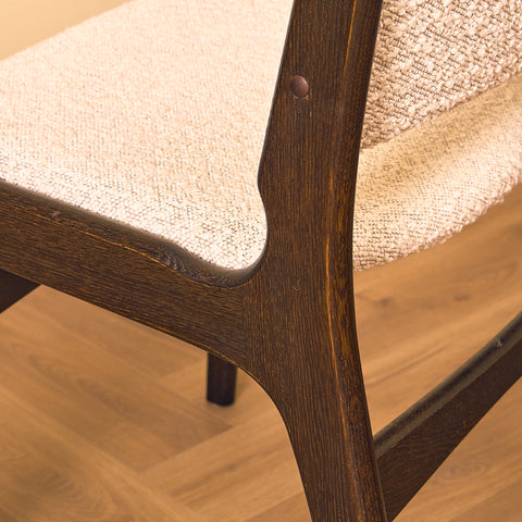 Danish dining chairs in smoked oak by Erik Buch for Anderstrup Møbelfabrik, model 89