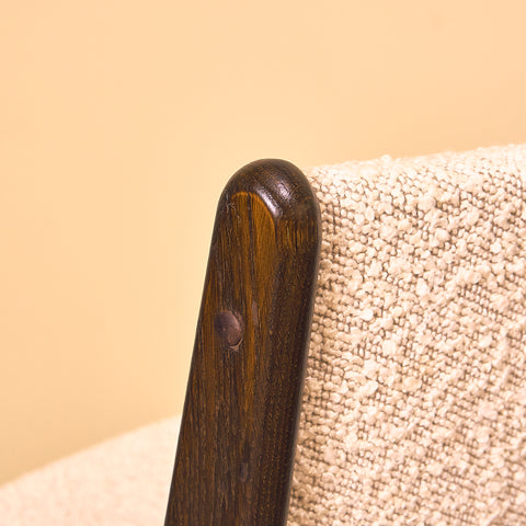 Danish dining chairs in smoked oak by Erik Buch for Anderstrup Møbelfabrik, model 89