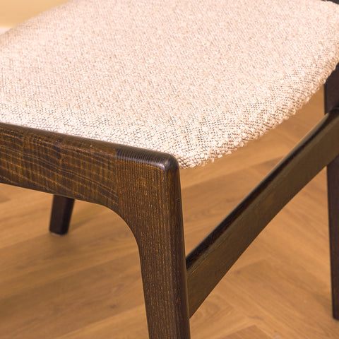 Danish dining chairs in smoked oak by Erik Buch for Anderstrup Møbelfabrik, model 89