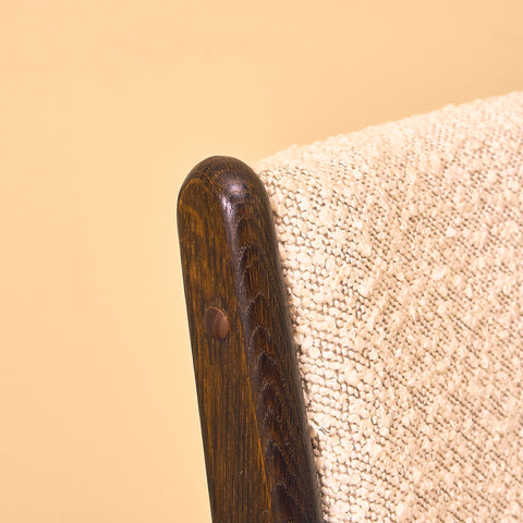 Danish dining chairs in smoked oak by Erik Buch for Anderstrup Møbelfabrik, model 89