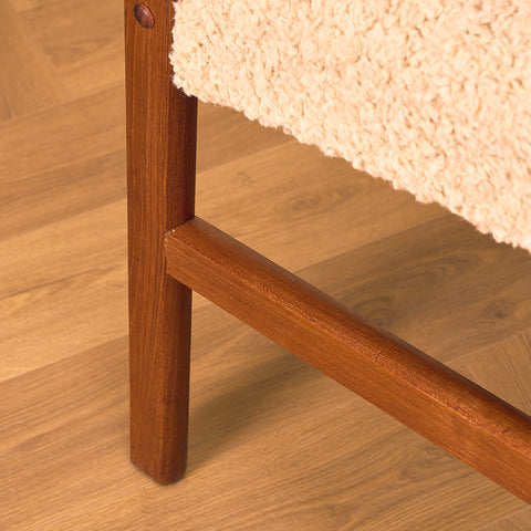 Danish set of 4 dining chairs in teak by Henry Walter Klein