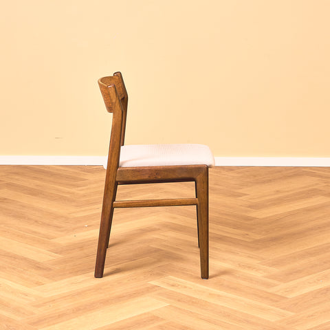 Danish dining chairs in birch by Erik Kirkegaard