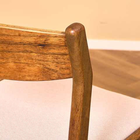 Danish dining chairs in birch by Erik Kirkegaard