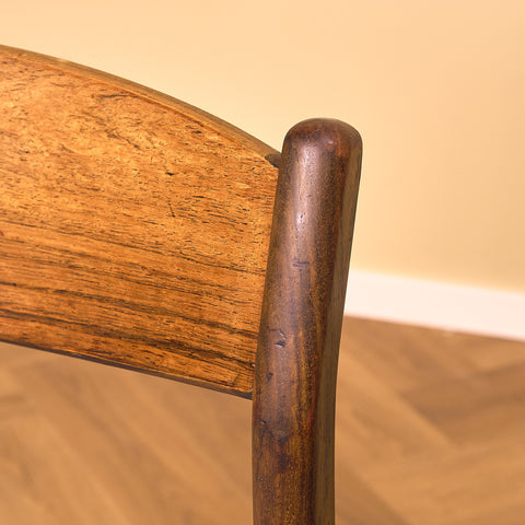 Danish dining chairs in birch by Erik Kirkegaard