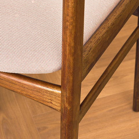 Danish dining chairs in birch by Erik Kirkegaard