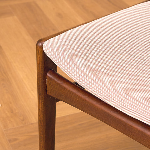 Danish dining chairs in birch by Erik Kirkegaard