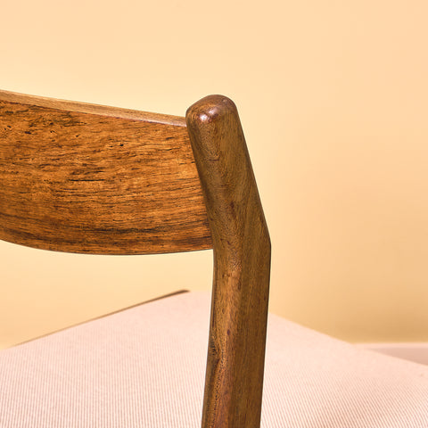 Danish dining chairs in birch by Erik Kirkegaard