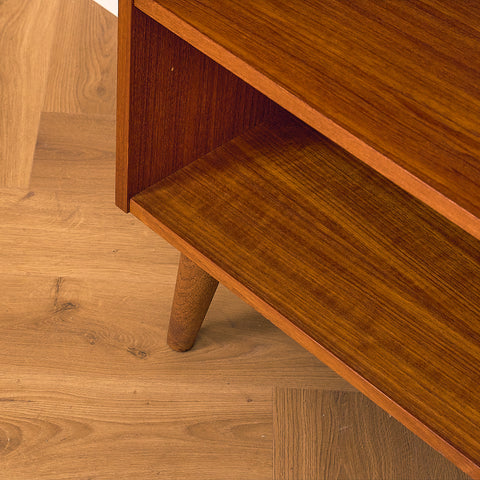 Low Teak Bookshelf