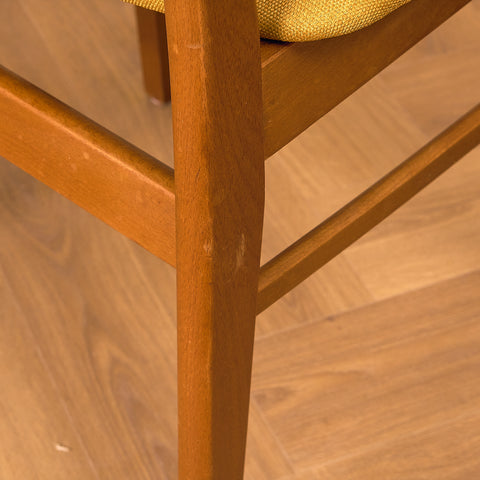 Danish dining chairs in teak & beech by Findahl Møbelfabrik, model 'Møsbol'