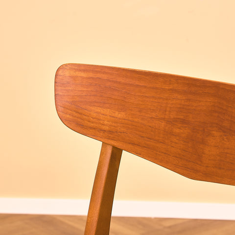 Danish dining chairs in teak & beech by Findahl Møbelfabrik, model 'Møsbol'