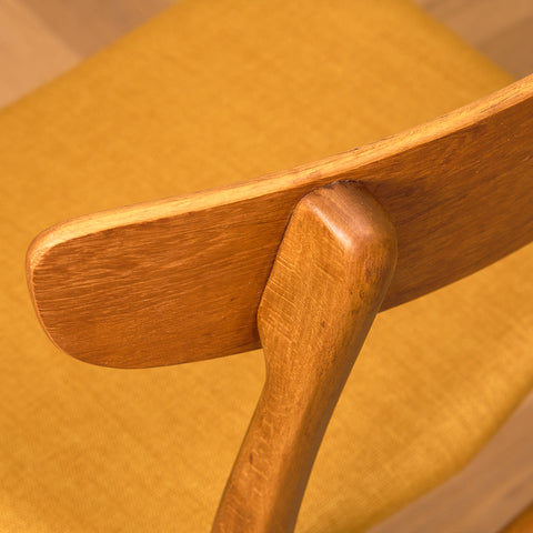 Danish dining chairs in teak & beech by Findahl Møbelfabrik, model 'Møsbol'
