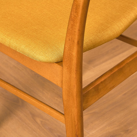 Danish dining chairs in teak & beech by Findahl Møbelfabrik, model 'Møsbol'
