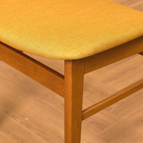 Danish dining chairs in teak & beech by Findahl Møbelfabrik, model 'Møsbol'