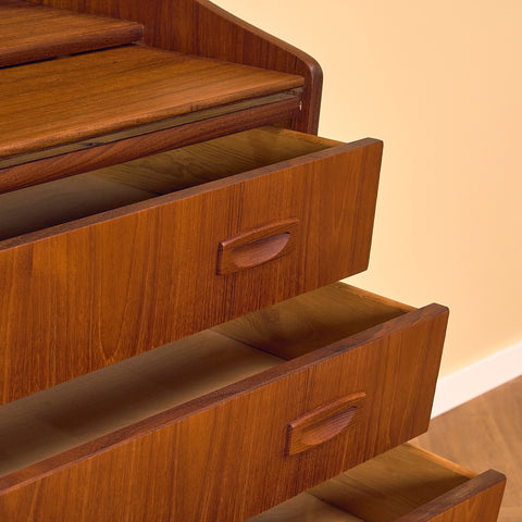 Danish secretary in teak