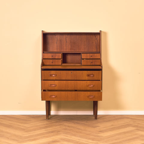 Danish secretary in teak by Hanbjerg Møbelfabrik