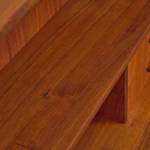 Danish secretary in teak by Hanbjerg Møbelfabrik