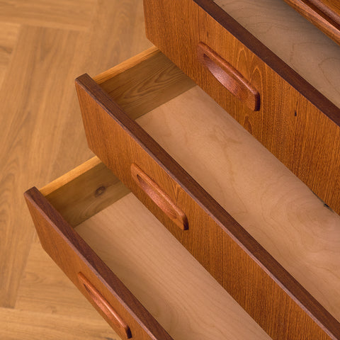 Danish secretary in teak by Hanbjerg Møbelfabrik