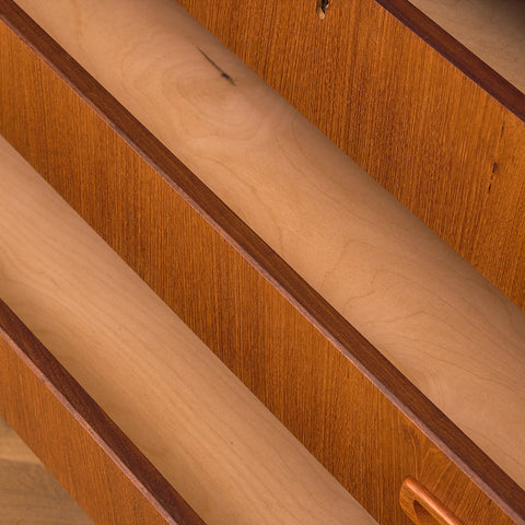 Danish secretary in teak by Hanbjerg Møbelfabrik