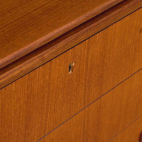Danish secretary in teak by Hanbjerg Møbelfabrik