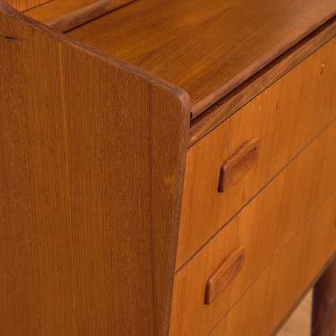 Danish secretary in teak by Hanbjerg Møbelfabrik