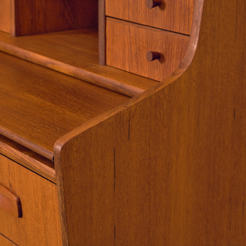 Danish secretary in teak by Hanbjerg Møbelfabrik