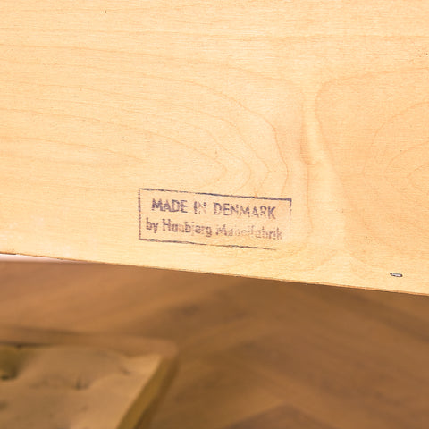 Danish secretary in teak by Hanbjerg Møbelfabrik