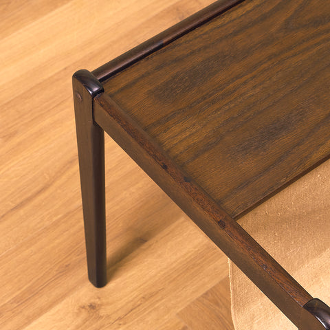 Danish side table in smoked oak by Furbo