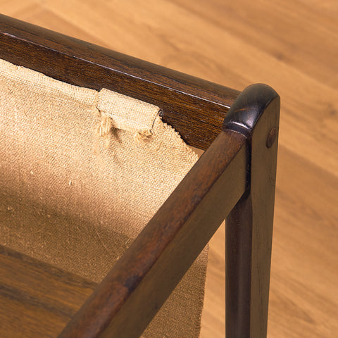 Danish side table in smoked oak by Furbo