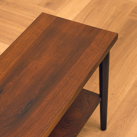Danish side table in Santos rosewood