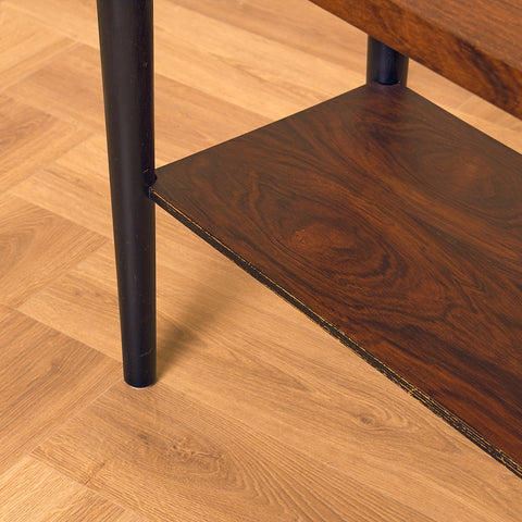 Danish side table in smoked oak by Furbo