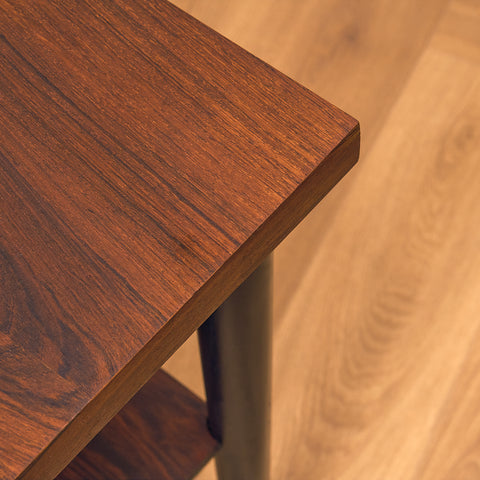 Danish side table in smoked oak by Furbo