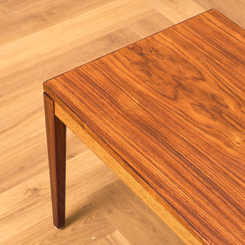 Danish side table in Santos rosewood