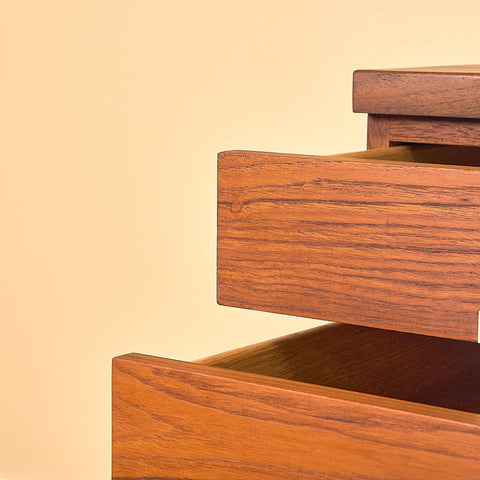 Danskt skrivbord i teak, modell 'EP 401' av Kai Kristiansen för Feldballes Møbelfabrik