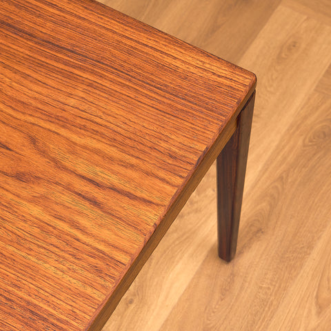 Danish side table in Santos rosewood