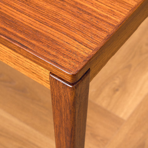 Danish side table in Santos rosewood