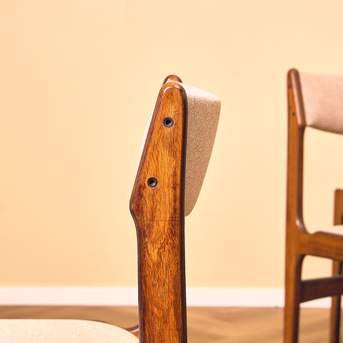 Erik Buch Santos Rosewood Dining Chair, Nova Stolefabrik