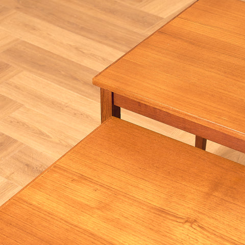 Swedish set of nest of tables in teak