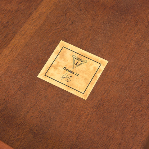 Danish set of nest of tables in Santos rosewood by Kvalitet Form Funktion