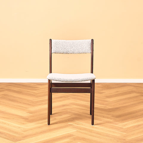 Danish dining chairs in walnut