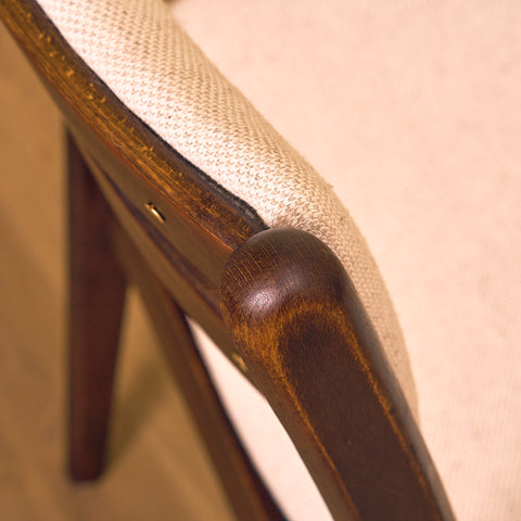 Danish dining chairs in teak and beech by Findahl